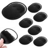 JIEYAO 8 Pcs Palm Combs for Men, Multiple Hand Combs, Portable Shampoo Comb Massager Hair Brush Comb Scalp Wave Brush Beard Grooming Palm Hair Brush for Home Office Travel Pets