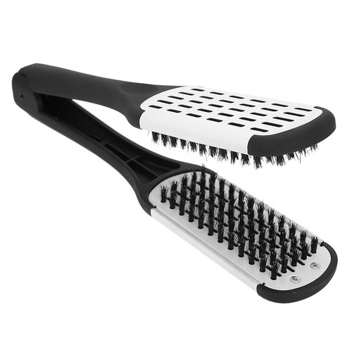 Peines Para Desenredar Para Planchar Cabello Hair Straightener Comb Attachment 25×5×4 Professional V Shaped Clamp Styling Comb Hair Straightening Comb Hairdressing Tool