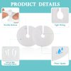 Gtube Button Covers Feeding Tube Pads Peritoneal Dialysis Abdominal G/Peg/Nephrostomy Tube Holder Resuable Absorbent Cotton Pads for Nursing Care (12 Pack)