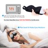 Heated Eye Mask (2-Packs), TOPOINT Moist Warm Eye Compress Microwave with Flaxseed Cassia Seed, Weighted Eye Mask for Sleeping, Dry Eyes, Stye Eye Treatment, Relief Eye Fatigue (Black&Grey)