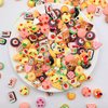 50pcs Miniature Stuff Mini Food Toys Dollhouse Accessories Doll House Kitchen Furniture Tiny Micro Cooking Miniatures Hamburger Cake Dessert Donut
