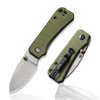 CIVIVI Baby Banter Pocket Folding Knife for EDC, 2.34" Blade Small Knife with Titanium Thumb Stud Opener C19068S-5 (Green)