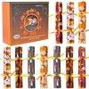 Thanksgiving Party Table Favors, 10 Pack Thanksgiving Crackers No-Snap with Party Hats, Jokes & Mystery Gift for Kids Family, Party Games for Thanksgiving Holiday Dinner Traditions Fall Holiday