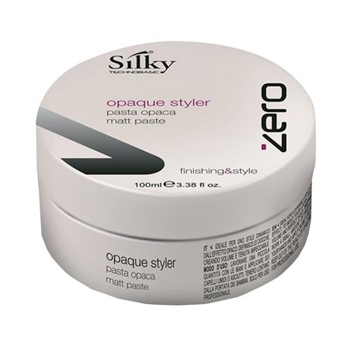SILKY Technobasic Zero Opaque Styler - Flexible & Strong Hold Hair Wax for Wet & Dry Hair - Versatile Hair Styling Wax for All Hair Type - Organic Hair Wax for Natural & Smooth Finish - 100ml