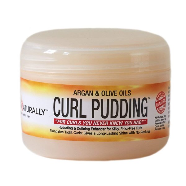 Good Naturally Curl Pudding with Argan & Olive Oil Delivers Every Curly-Haired Girl’s Dream To Have Soft, Defined, Frizz-Free Curls. 8oz.