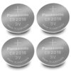 Panasonic CR2016-4 CR2016 3V Lithium Coin Battery (Pack of 4)