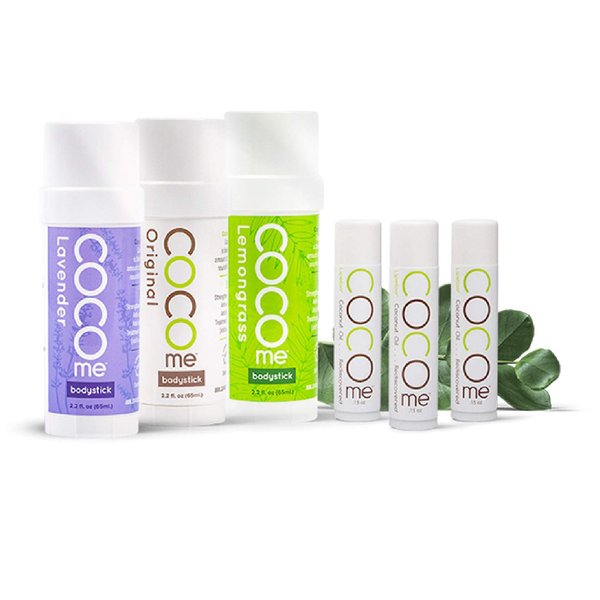 CocoMe Organic Moisturizing Bodystick and Lip Balm Bundle