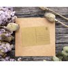 Set of 50 Brown Kraft Paper Blank Cardstock Postcards Pack - Self Mailer Mailing Side Postcards Bulk 50 Pack Postage Saver - 4 x 6 Inches