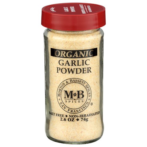 MORTON & BASSETT Organic Garlic Powder, 2.6 OZ