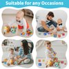 Elfew Baby Toys 6 to 12 Month, 4 in 1 Montessori Toys Set, Sensory Toys for Babies, Infant Toys Include Busy Cube, Silicone Pull String, Stacking Cups and More, Gift for 1 Year Old Boy and Girl
