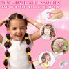 Jewelry Toys for Girls, Adjustable Rings, Bracelets, Necklaces, Butterfly Hair Clips, Toddler Bows, Unicorns Kids Toys Set for Princess Dress Up, Christmas Birthday Gifts, 3 4 5 6 7 8 9+ Year Old Girl