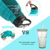 PenghaiYunfei Collapsible Travel Water Bottle18oz, Reuseable Silicone Foldable Water Bottles for Gym Camping Hiking, Portable Leak Proof Sports Water Bottle with Carabiner (Noble Blue)