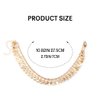 Aukmla Boho Sequins Head Chain Festival Wedding Headpiece Hair Chain Spring Summer Christmas Fashion Headband Hair Jewelry for Women and Girls (Gold)