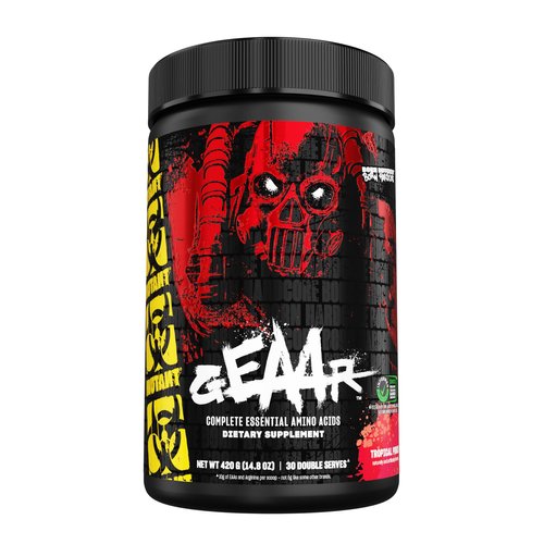 Mutant GEAAR - 9.4g of EAA Powder + Arginine, 7g BCAAs, 4g Leucine, Electrolytes, Coconut Water, 30 Servings - Fruit Punch