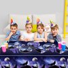 Wolf Birthday Party Tableware Set,20 Plates and 20 Napkins and Tablecloth 86 '' x 51 '', Wolf Animal Party Decorate Supplies