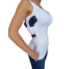 AC Undercover Women's Concealed Carry Tank Top - Compression Clothing with Holster - Stylish and Secure Gun Holster Shirt for Women - Tactical and Everyday Use - Size Small, 1 Pack, White