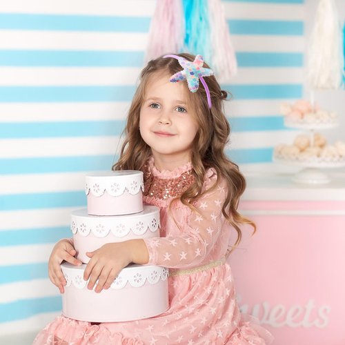 WRBAJIS Starfish Headband Glitter Fish Scale Hair Bands Sparkling Sea Star Hair Hoop Mermaid Hair Accessories for Women Girls Birthday Wedding Festival Celebration Party Supplies(Purple)