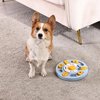 Dog Puzzle Toys,Dog Treat Puzzle for Mental Stimulation,Interactive Intelligence Toy for Slow Eating,Dog Toy Intelligence with Squeaking,Toys As Gifts for Puppies (Blue-Yellow)