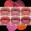 Ailigeus 6Pcs Matte Lipstick Set, Matte liquid Long Lasting Wear Non-Stick Cup, Nude Waterproof Lip Gloss Makeup Kit for Girls Women, Make Up Gift Set. (Set B, 6PCS)
