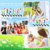 100 Pcs Bean Sprout Hair Clips,Mixed Style Plant Hairpins Hair Accessories,Funny Little Grass Barrette Headwear with Hot Glue Sticks for Women Kids Girls Crazy Hair Day at School Home Party Decoration