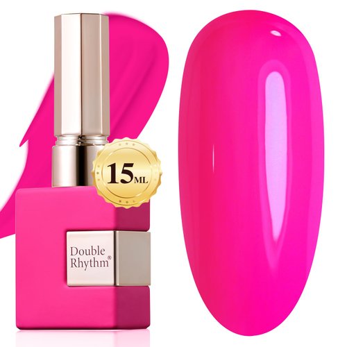 Double Rhythm 15ML Gel Nail Polish Pure Sheer Same Color Same Bottle Soak Off Gel Polish Art Mani...