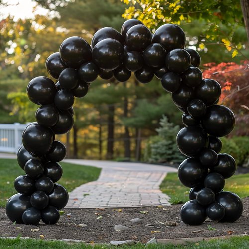 100pcs Black Balloons for Balloon Garland Arch Kit, Perfect for Valentine's Day, Baby Shower, Gender Reveal, Wedding, Birthday Party Decoration