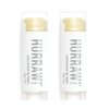 Hurraw! Unscented Lip Balm, 2 Pack: Organic, Certified Vegan, Cruelty and Gluten Free. Non-GMO, 100% Natural Ingredients. Bee, Shea, Soy and Palm Free. Made in USA