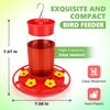 Hummingbird Feeder, Hummingbird Feeders for Outdoors Hanging ant and Bee Proof, Humming Birds Feeders for Outside, Plastic Hummingbird Feeder, Humming Bird Feeder, Hummingbird Feeder ant Guard 23 OZ