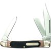 Old Timer 858OT Lumberjack 7.4in Traditional Folding Pocket Knife with 3 High Carbon Stainless Steel Blades, Sawcut Handle, and Convenient Size for EDC, Whittling, Camping, Hunting, and Outdoors