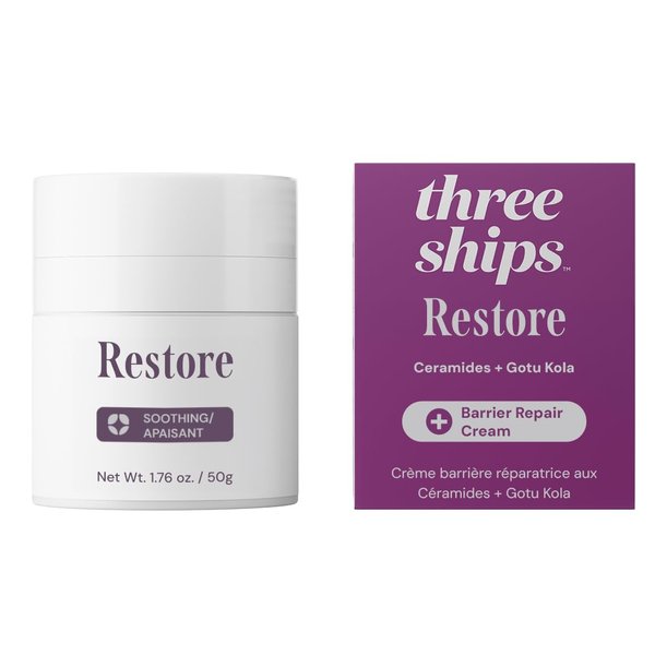 Three Ships Restore Ceramides + Gotu Kola Barrier Repair Cream