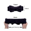 YIFVNGHUI Wrist Towels for Washing Face Spa Wristbands Headband for Washing Face Microfiber Quick Dry Absorbent Wristbands Face Wash Wristbands 6PCS(Black&Grey)