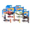 Hot Wheels Muscle Car Madness 5 Pack Random Diecast Bundle Set with Various Corvettes, Mustangs, Camaros, Chargers, GTO"s, Firebirds, Shelby, and More