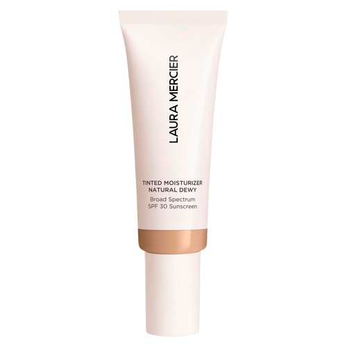 Laura Mercier Tinted Moisturizer Natural Dewy with SPF 30: 24HR+ Hydration, Long Lasting, Sheer to Light, Buildable Coverage, Dewy Finish, Improve Skin Tone and Texture, Skin Tint, Sand