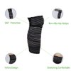 Extra Long Elastic Knee Wrap Compression Bandage Brace Support for Legs, Plantar Fasciitis, Stabilising Ligaments, Joint Pain, Squat, Basketball, Running, Tennis, Soccer, Football, Volleyball (Black)
