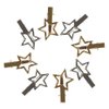 10 Pcs Metal Hair Clips Hollow Star Shape Alligator Hair Clips Non-Slip Hair Barrettes Hair Accessories for Women and Girls (Gold, Silver)