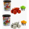 Hot Wheels Monster Trucks Color Reveal 2-Pack & Clip-On Water Tank, 2 Toy Trucks with Surprise Color Change (Styles May Vary)