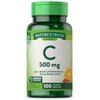 Vitamin C with Rose Hips and Bioflavonoids | 500mg | 100 Caplets | Vegetarian, Non-GMO & Gluten Free | by Nature's Truth.