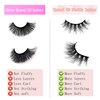 Fluffy Lashes 18mm False Eyelashes 30 Pairs 10 Styles Mixed Natural 9D Faux Mink Lashes Bulk Soft Reusable Fake Eyelashes Wholesale Lash with Glitter Portable Boxes