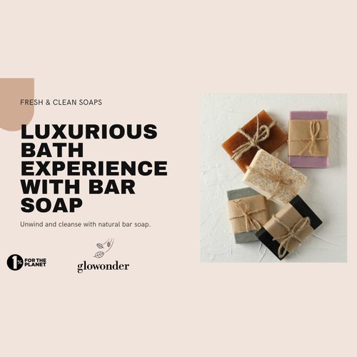 Glowonder 1 Pack Activated Charcoal Handmade Organic Bar Soap for Face and Body - Moisturizing, All-Natural, Cruelty-Free - Botanical Ingredients - Shower, Bath, Hand Soaps, Gifts - 4.5 oz