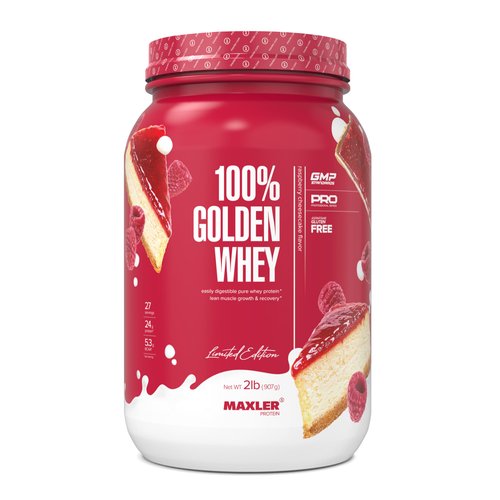 Maxler 100% Golden Whey Protein - 24g of Protein per Serving - Premium Whey Protein Powder for Pr...