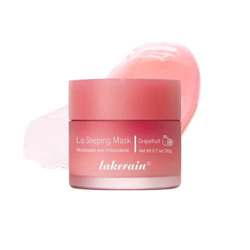 Lip Sleeping Mask,Night Lip Mask With Vitamin C,Lip Mask Overnight,Improves Dryness, Antioxidants,Nourishes and Hydrates,Brighten Lip Colour (03grapefruit flavour)