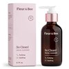FLEUR & BEE Face Wash | 100% Vegan & Cruelty Free | Non Drying, Gentle, Daily Use | Dermatologist Tested Facial Cleanser with Natural and Organic Ingredients | So Clean (3.7 Fl Oz)