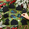 Motipuns 80 Pcs Christmas Gingerbread House Scratch Cards for Boys Girls Rainbow Christmas Ornaments Christmas Crafts for Winter Xmas Holiday Party Supplies Home Classroom DIY Activities