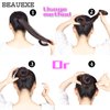 BEAUEXE Dark Brown Hairnets 30 PCS Invisible Hair Nets Elastic Edge Mesh for Women Bun Ballet Dancer Kitchen Food Serive 22"…