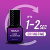 HAICHER UV Lash Glue for Eyelash Extensions, Curing 1-2 Sec Drying Time, Extreme Retention 7-9 Weeks, Lash Adhesive for UV Light Professional Use Only (5ml/1 Pack)
