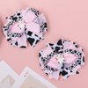 Cow Print Hair Bow Clips 4" Girls Cute Holstein Moo Cow Alligator Barrettes Pigtail Pins Pink Barnyard Farm Animal Birthday Party Outfit Halloween Costume Decor Accessory Gift