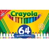 Crayola Washable Marker Set, 48 Broad Line Markers for Kids, 8 Gel Markers, 8 Window Markers, Gifts for Boys & Girls, Ages 3+