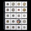 300PCS Coin Flips in 6 Sizes Cardboard Coins Holders 2x2 inch Pockets Coin Collection Supplies Album Display Coin Book for Dollars, Penny, Quarter, Nickels FC01MX1