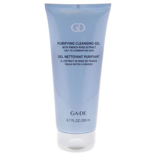 GA-DE Purifying Cleansing Gel - Formulated for Oily to Combination Skin - Enriched with French Rose, Plumeria, Sage, Grapefruit and Vitamins - 6.7 oz