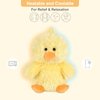 SuzziPals Heatable & Coolable Little Chick Stuffed Animals, Cute Heating Pad Microwavable Stuffed Animal for Cramps, Stuffed Chicken Plush Toys, Cute Plushies Chick Toys for Anxiety, Chicken Gifts